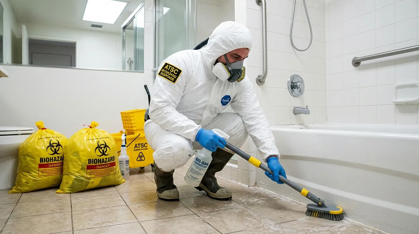 Decontamination equipment deployed for Blood Cleanup in Palmetto Bay